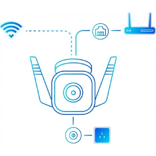 ΚΑΜΕΡΑ ΑΣΥΡΜΑΤΗ ΕΓΧΡΩΜΗ TP-LINK TAPO C310 V1.0 WHITE FHD IP66 ΕΞΩΤΕΡΙΚΟΥ ΧΩΡΟΥ